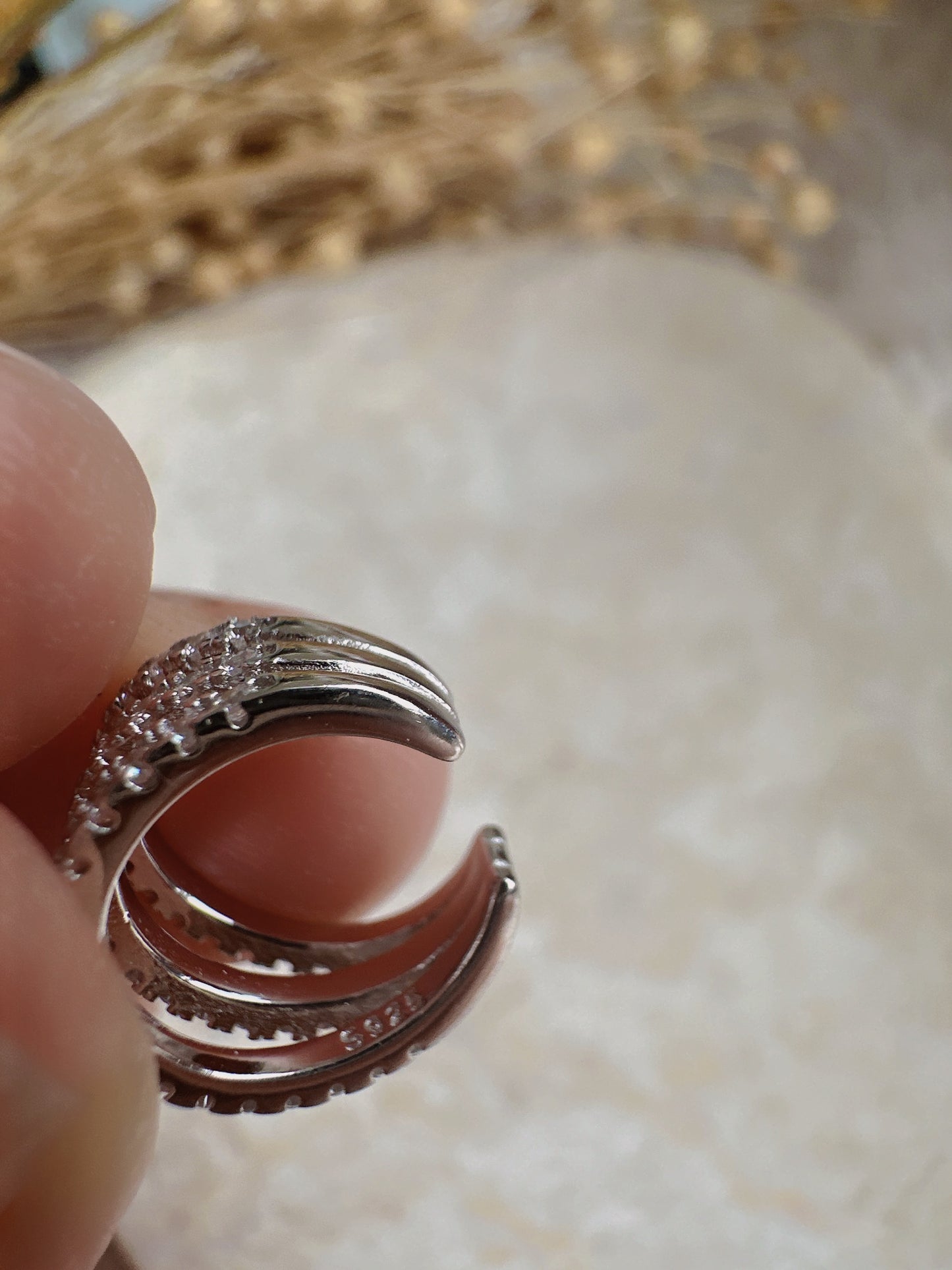 925 sterling silver ear cuff