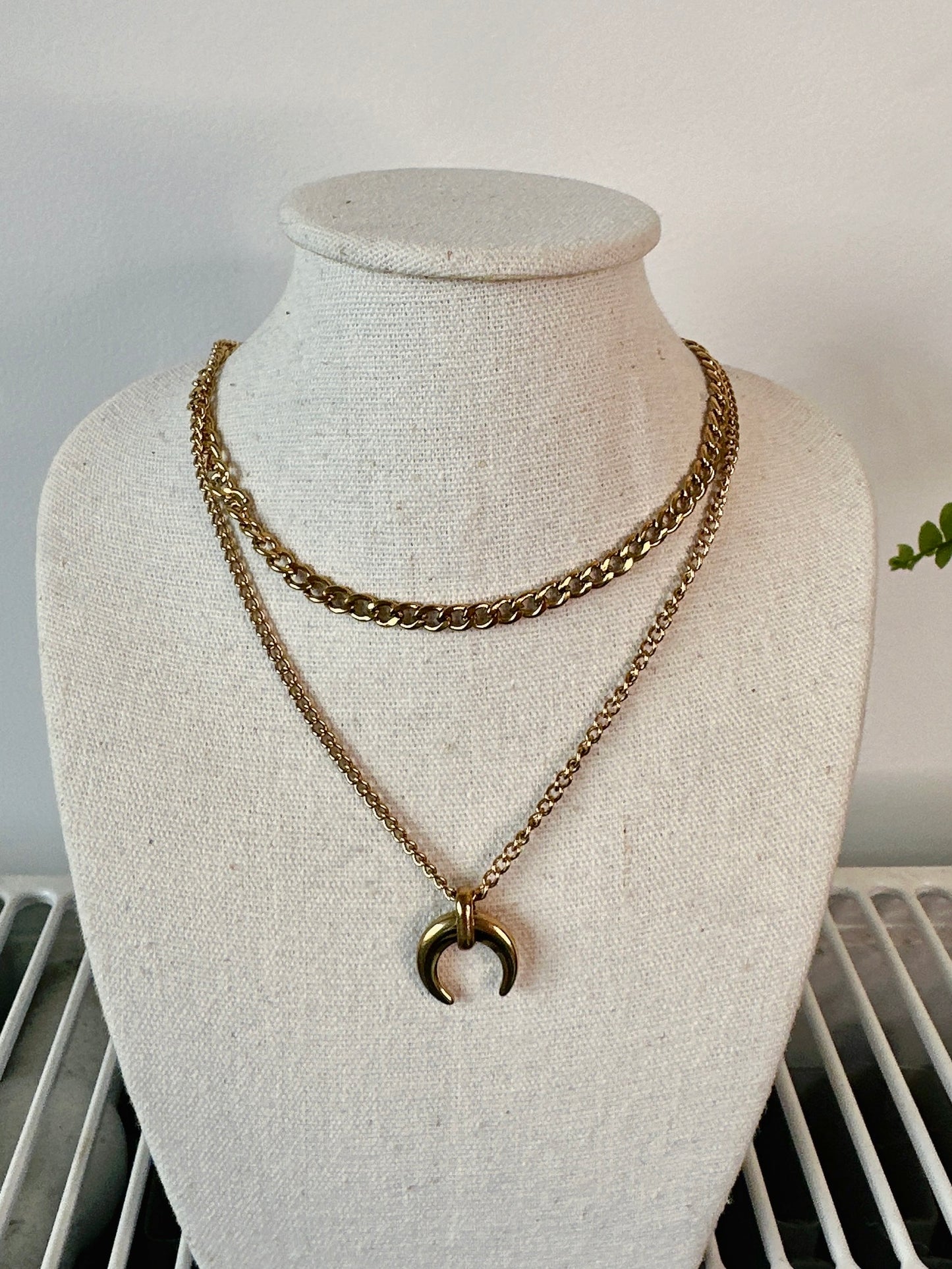 Set of bohemian style necklaces