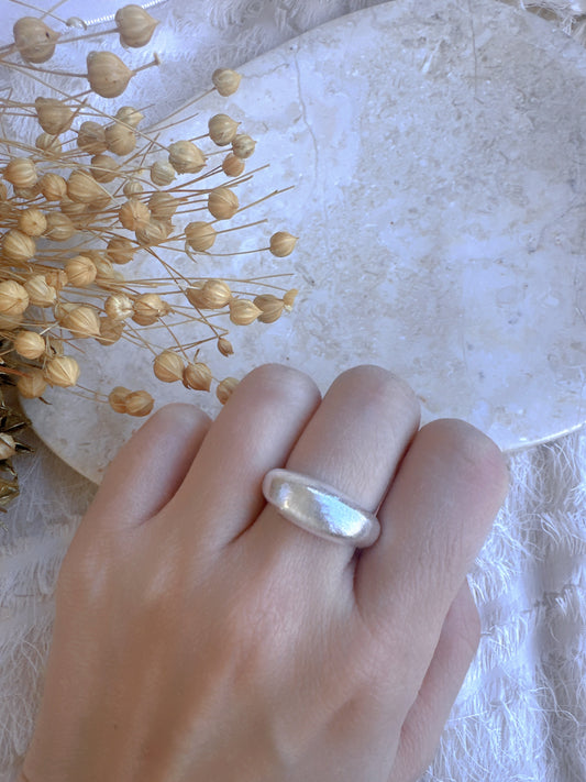 Soul Mate & 925 sterling silver adjustable ring