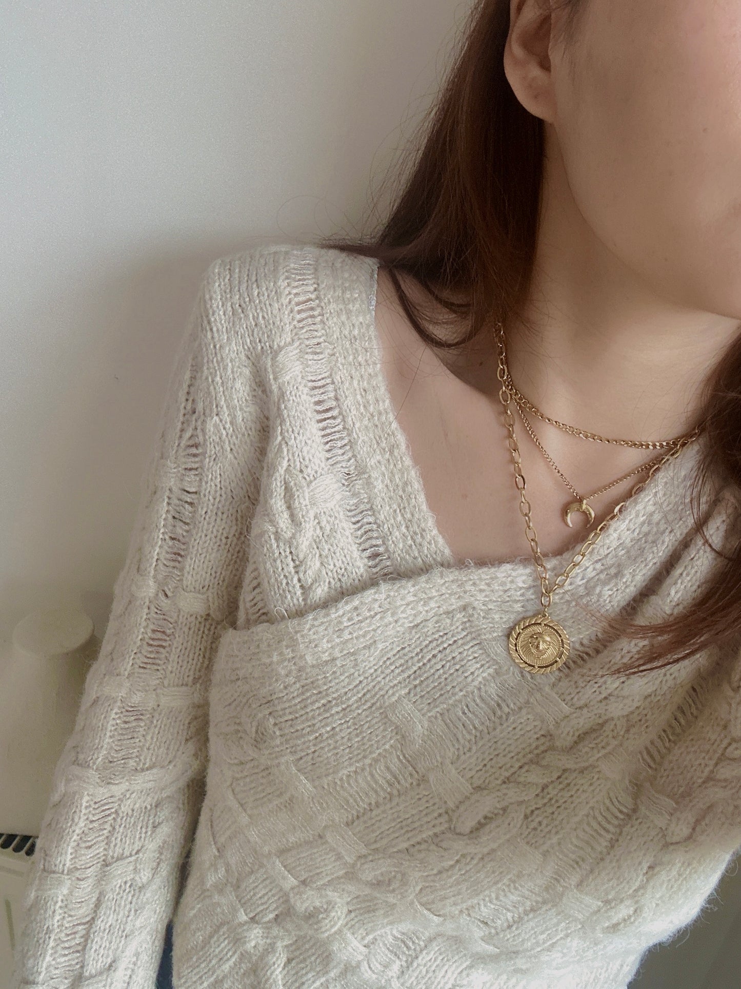 Set of bohemian style necklaces