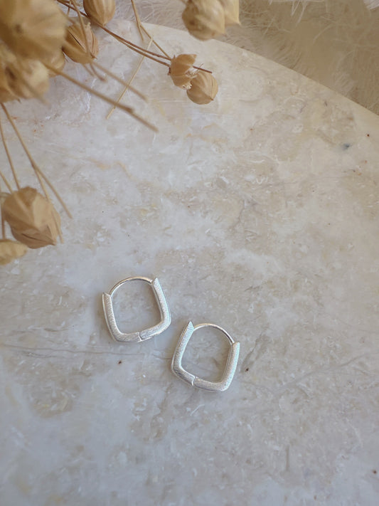 925 silver post mini earrings