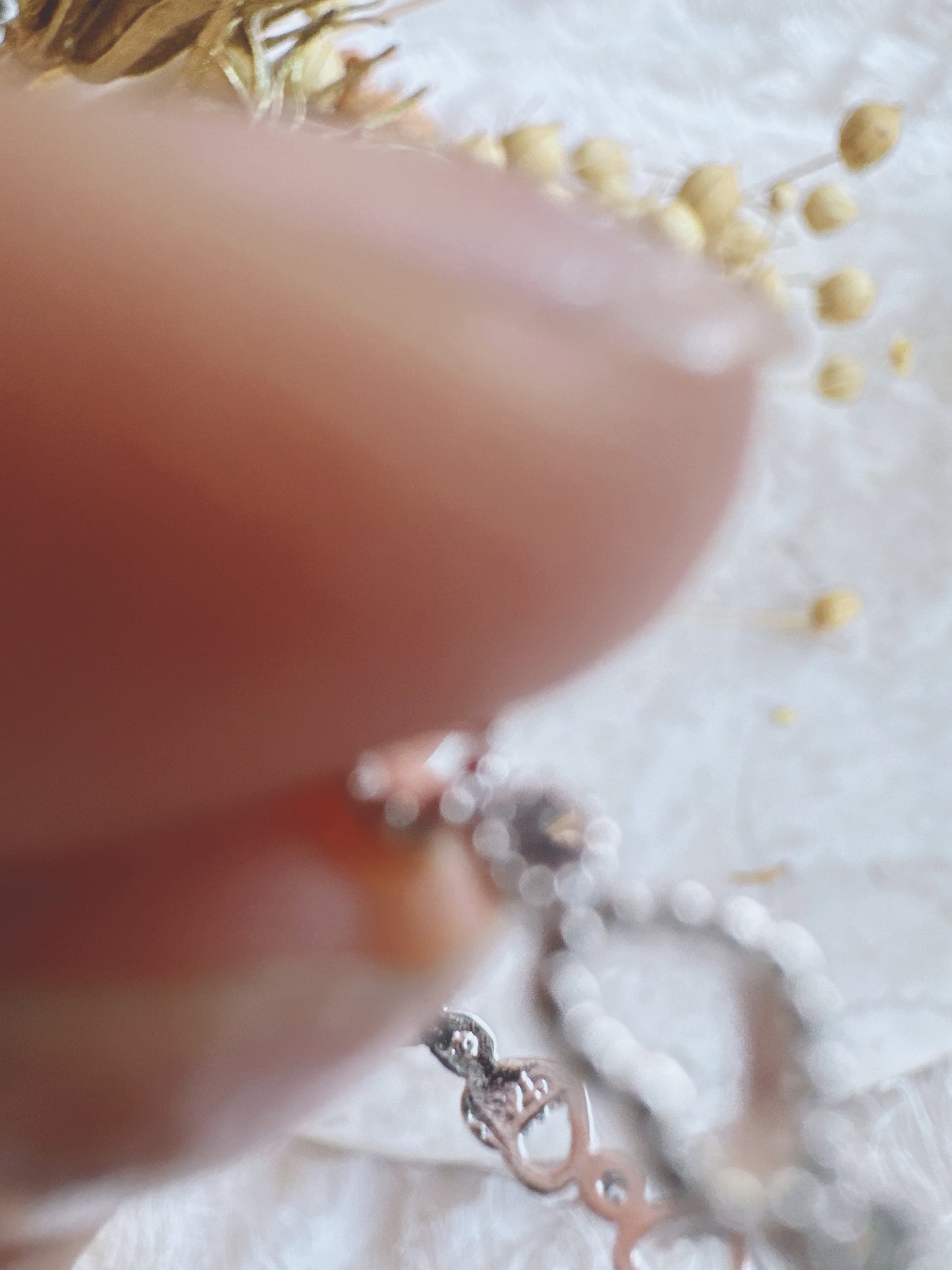 Soul Mate & Heart Lace 925 Sterling Silver Minimal Adjustable Ring