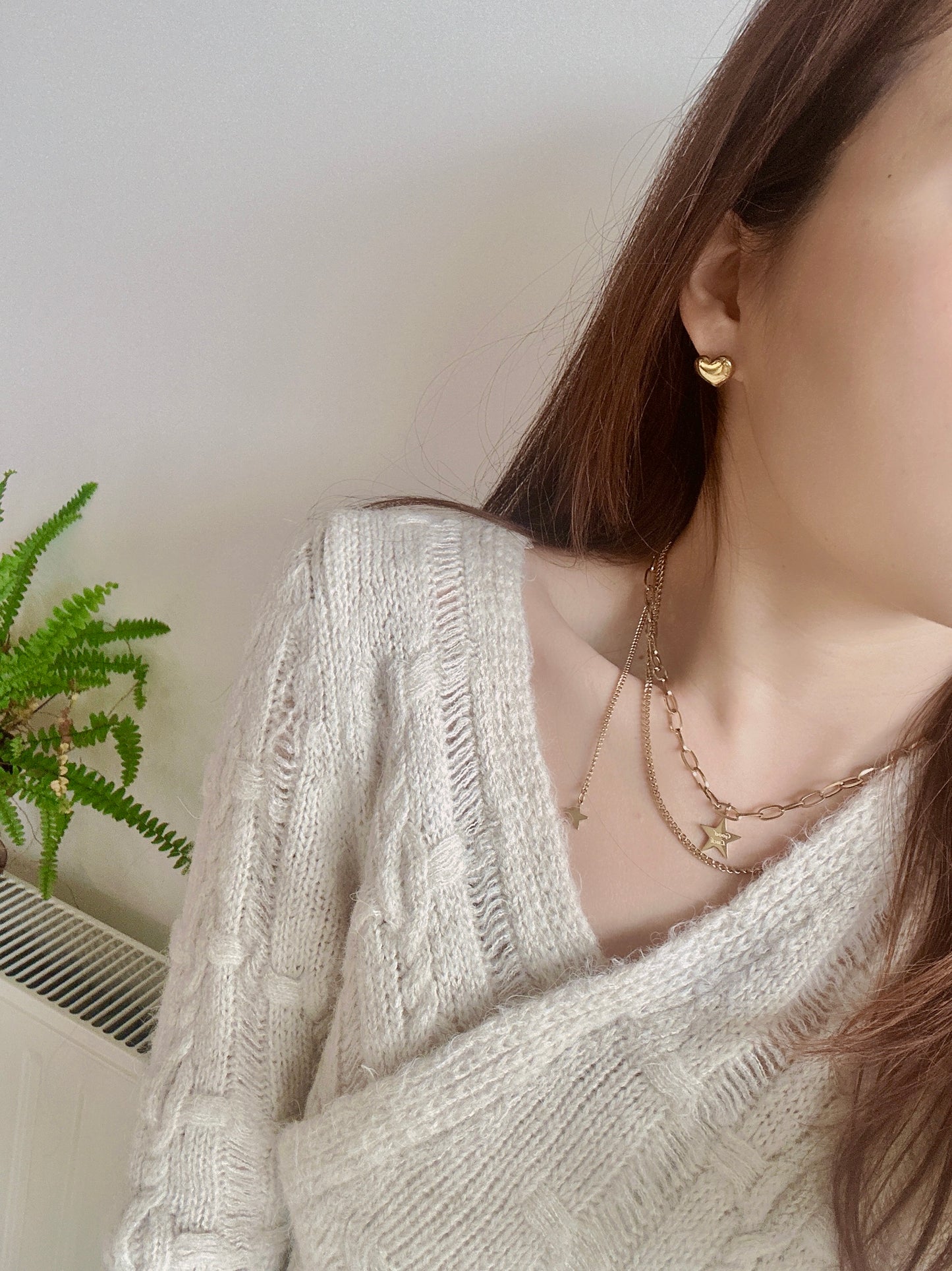2 layers stars necklaces