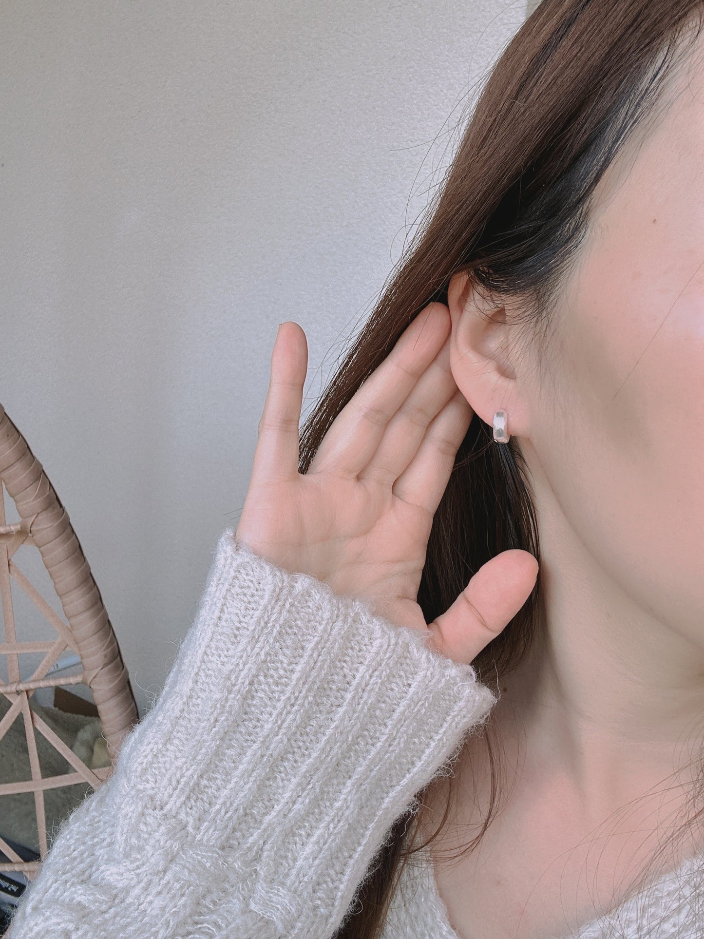 925 sterling silver mimi hoop earrings