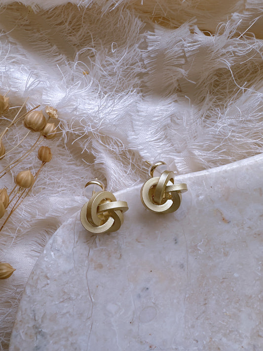 14k gold plated 925 silver post earrings