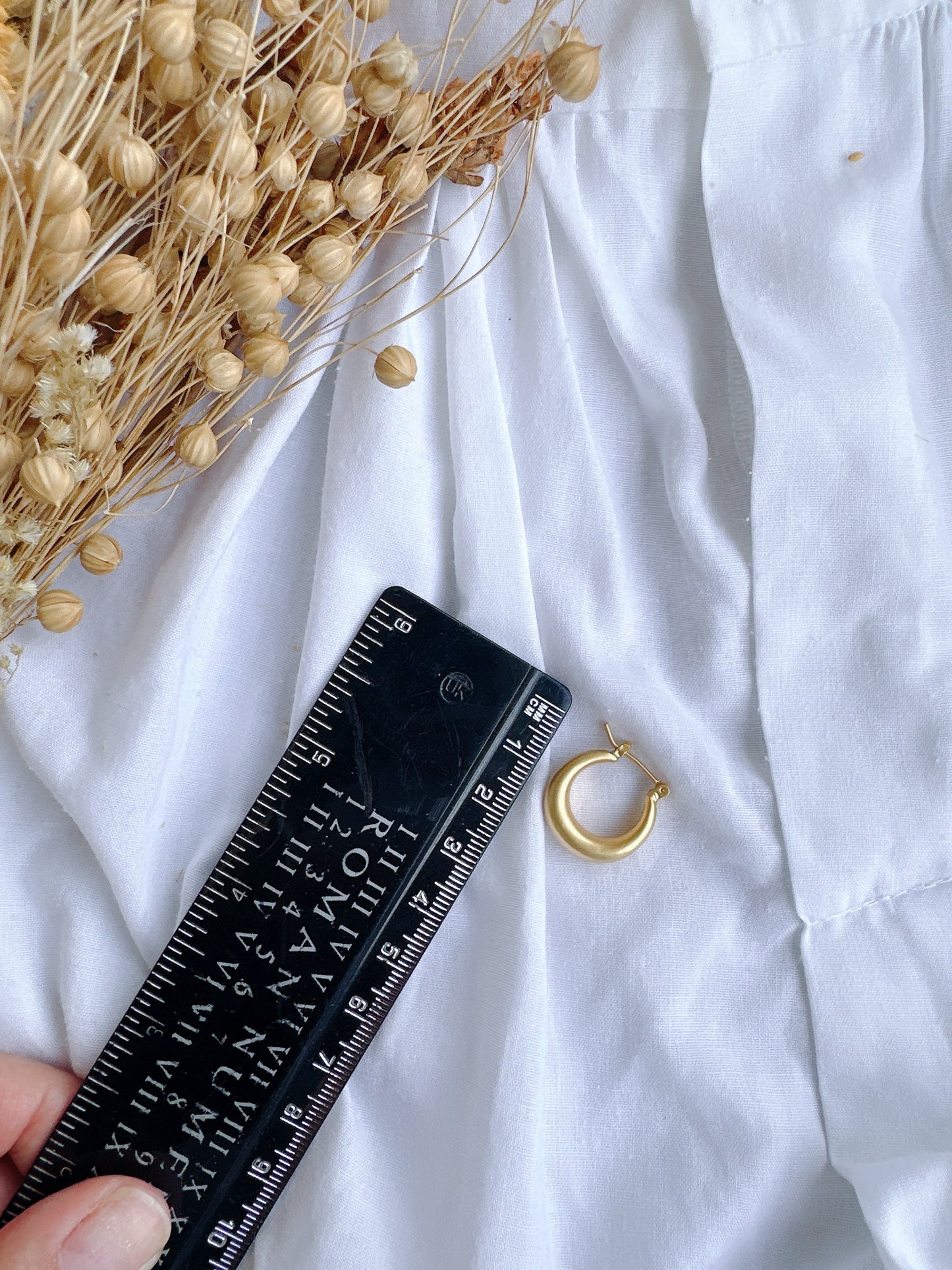925 silver post mini hoop earrings