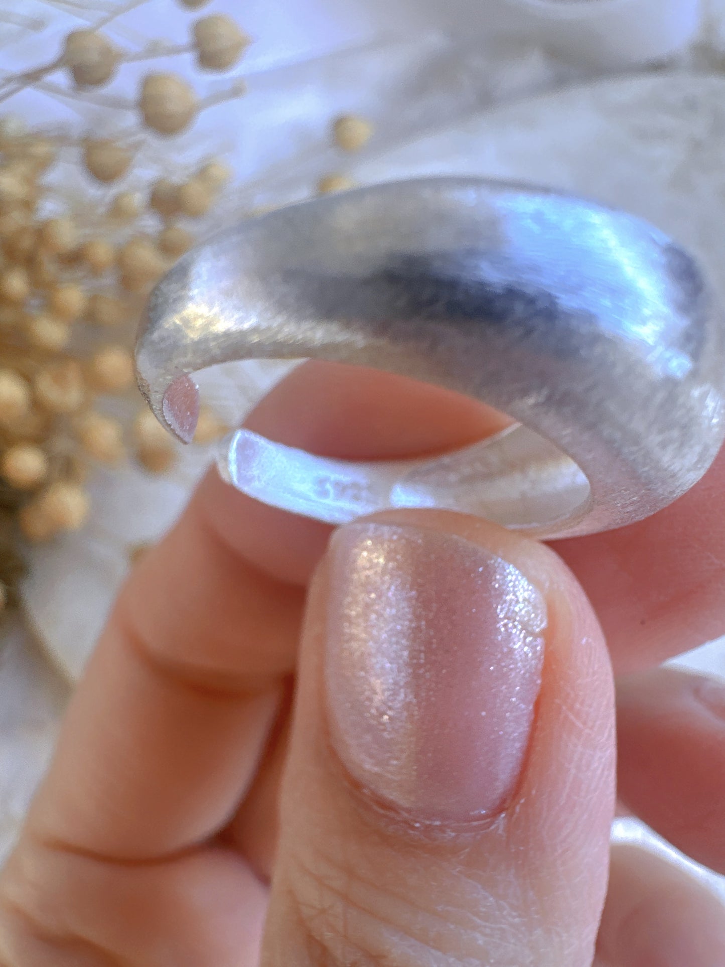 Soul Mate & 925 sterling silver adjustable ring