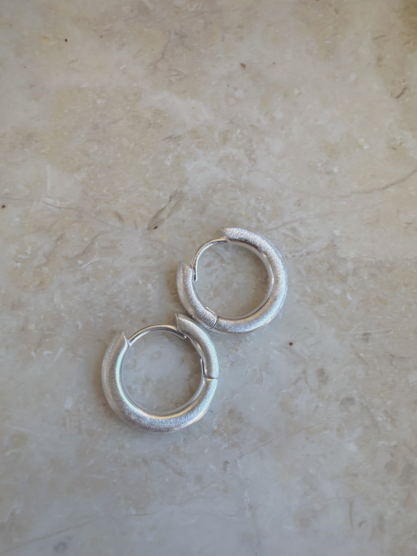 16mm 925 sterling silver hoop earrings