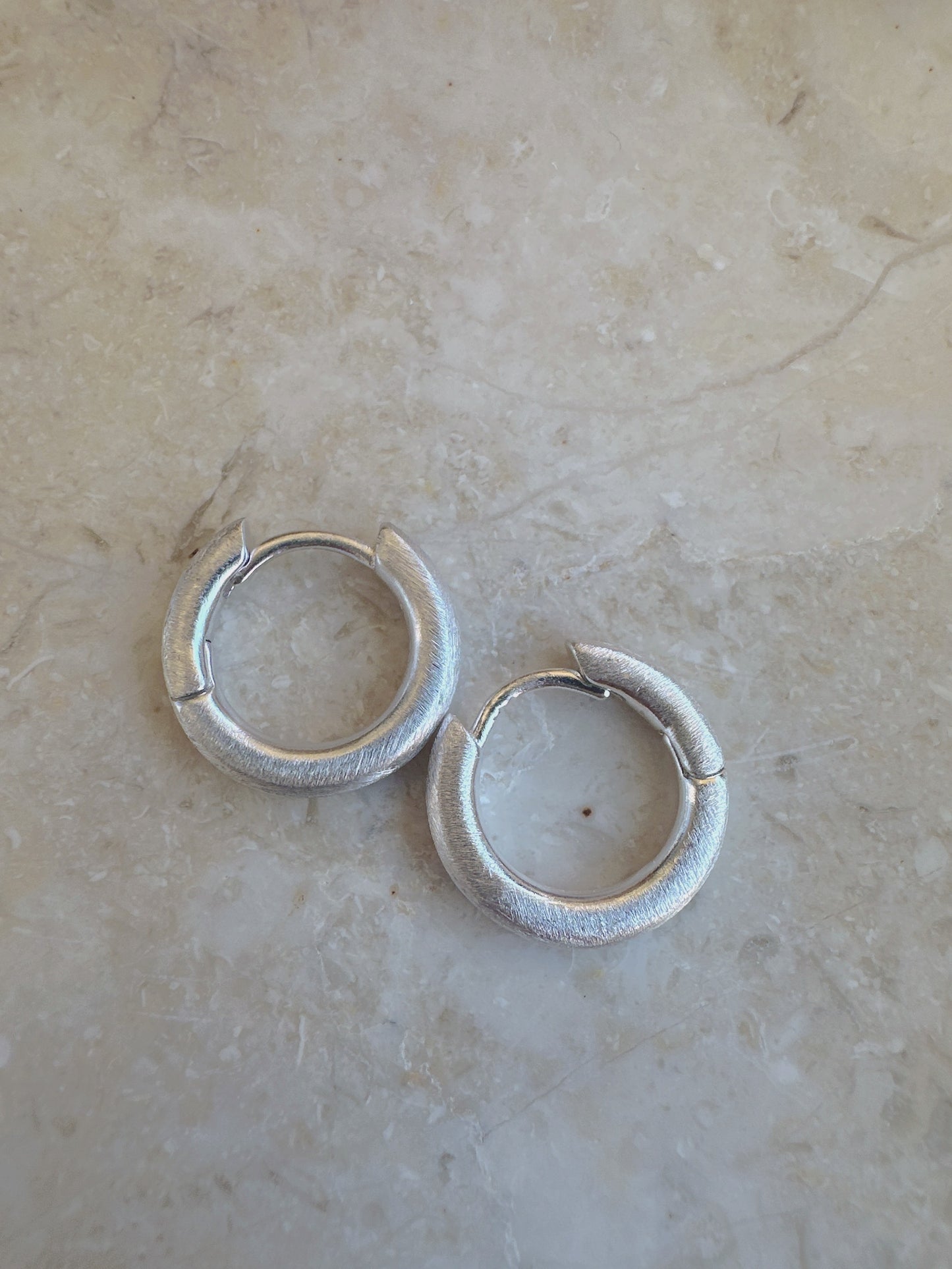 16mm 925 sterling silver hoop earrings
