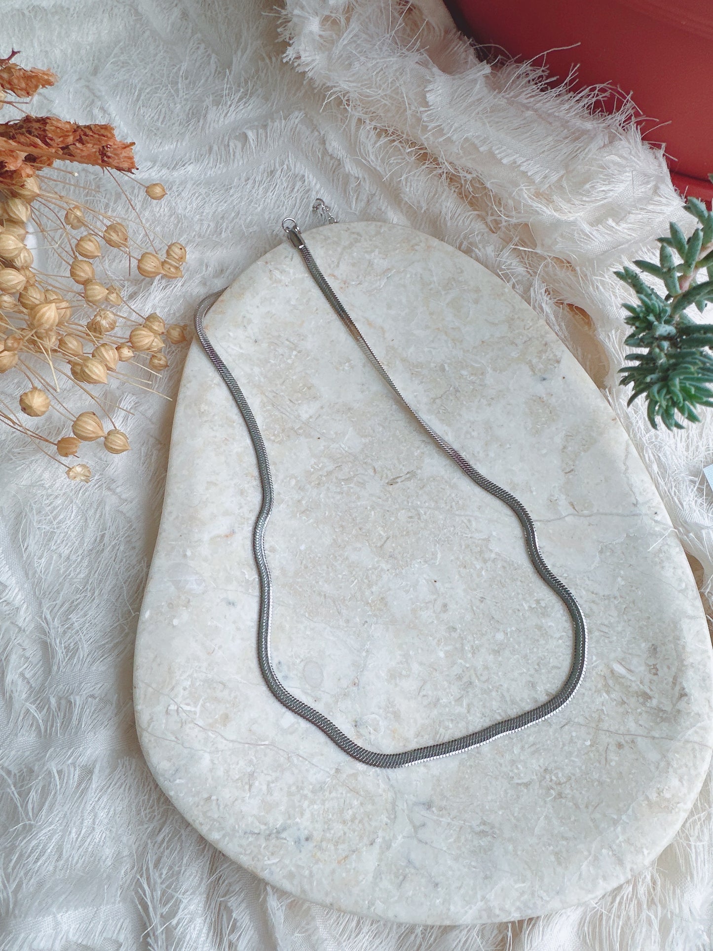 Soul Mate & Stainless steel silver color necklace