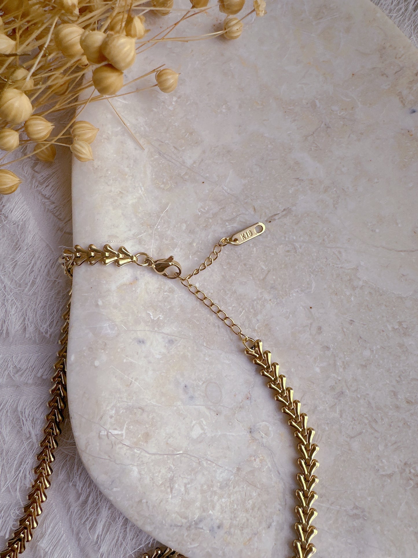 18k gold plated Stainless steel necklace