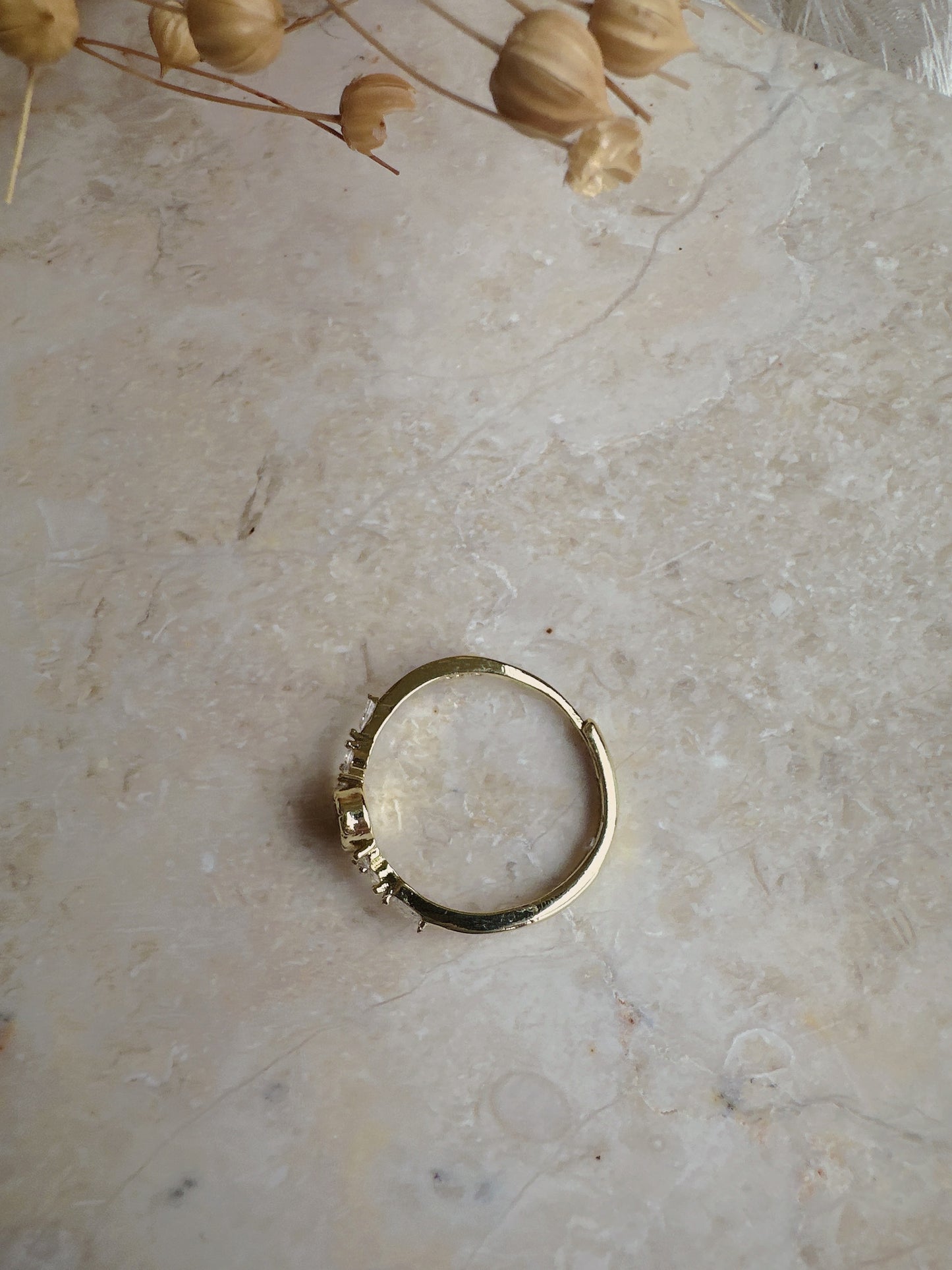 925 sterling silver olive color natural stone adjustable ring