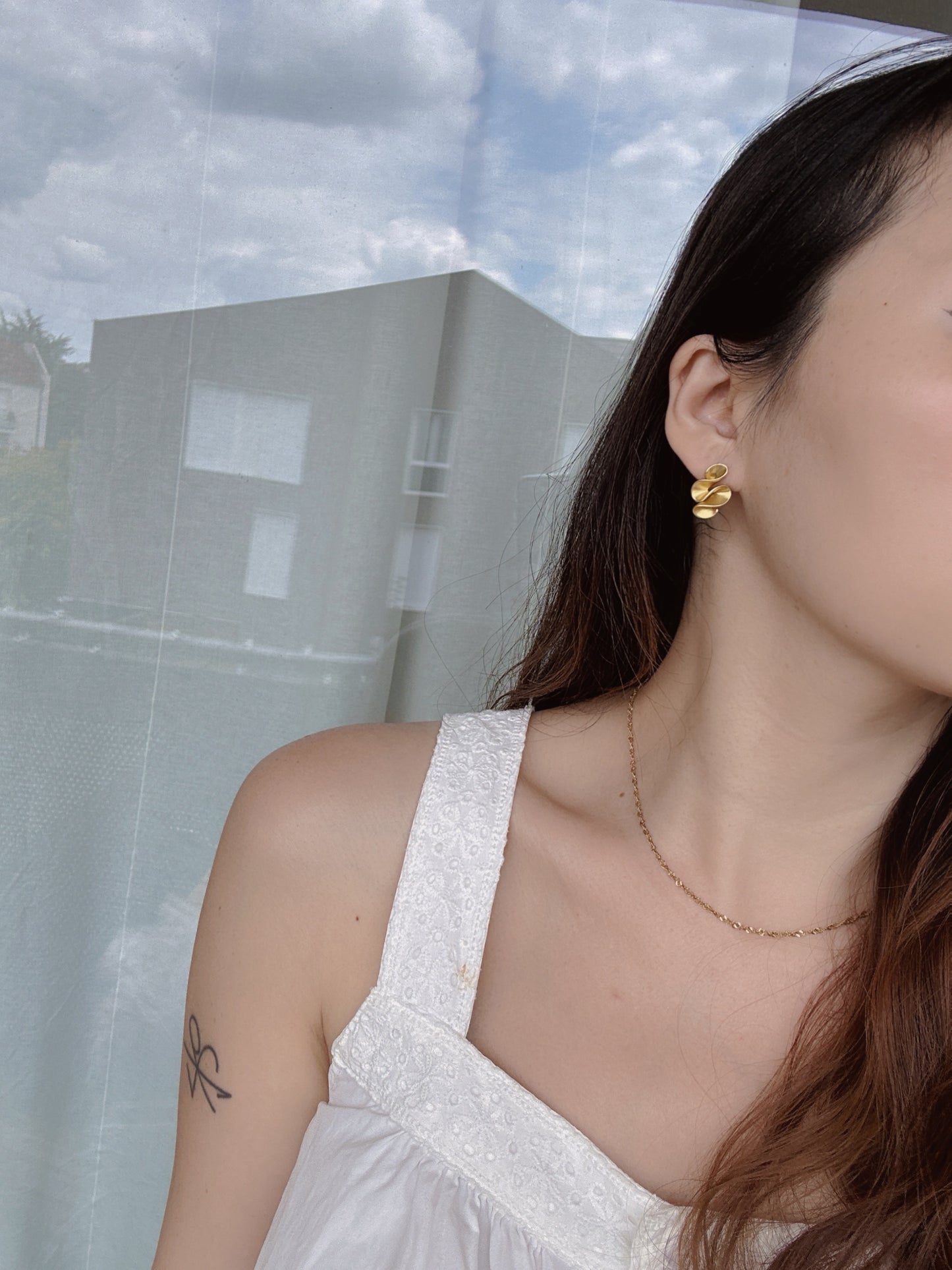 925 Silver post earrings