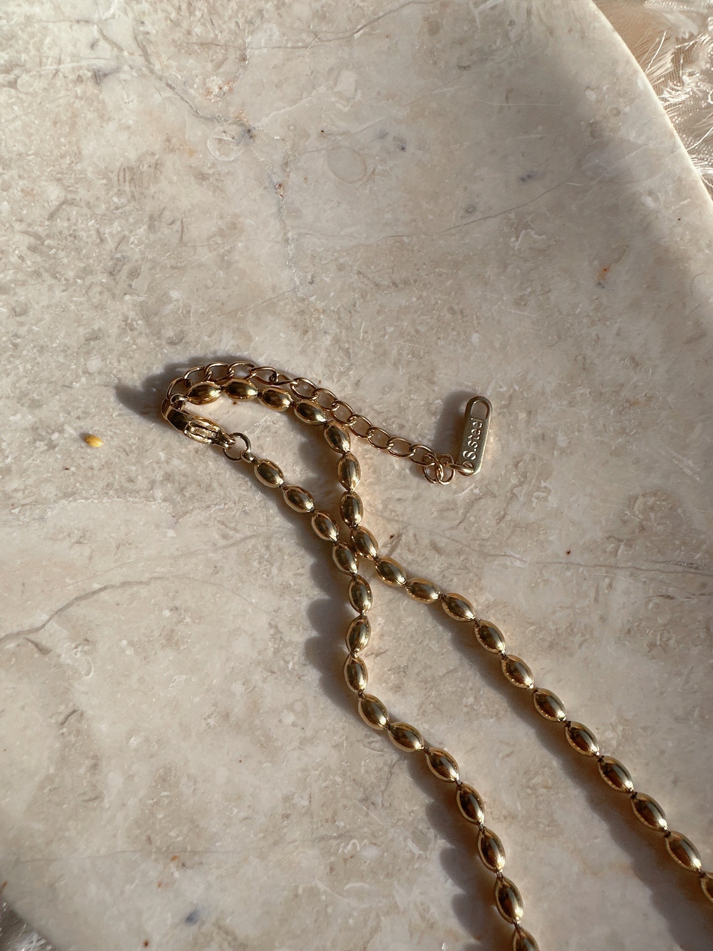 Soul Mate Ariel & Water Fresh Pearl  Stainless steel double layer bohemian necklace