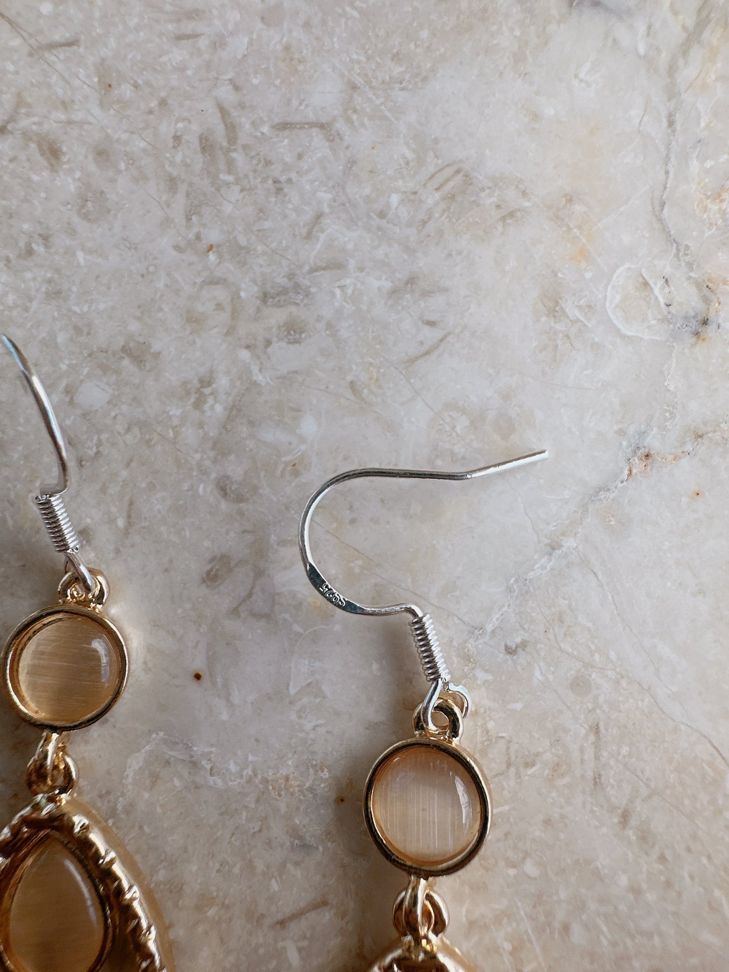 925 Silver post bohémia style earrings
