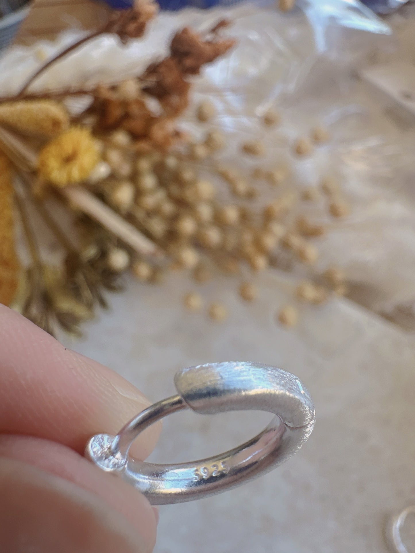 16mm 925 sterling silver hoop earrings