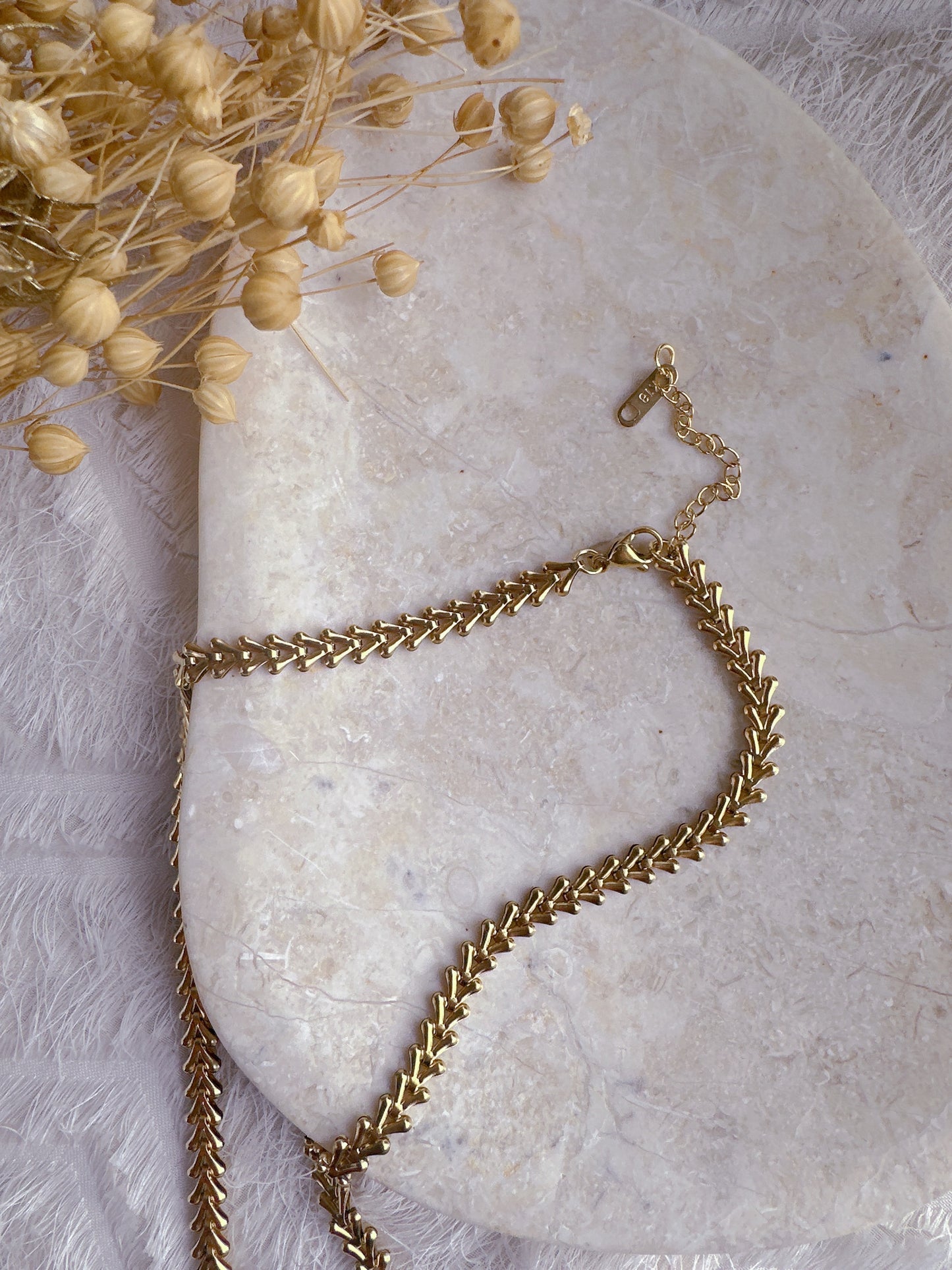 18k gold plated Stainless steel necklace