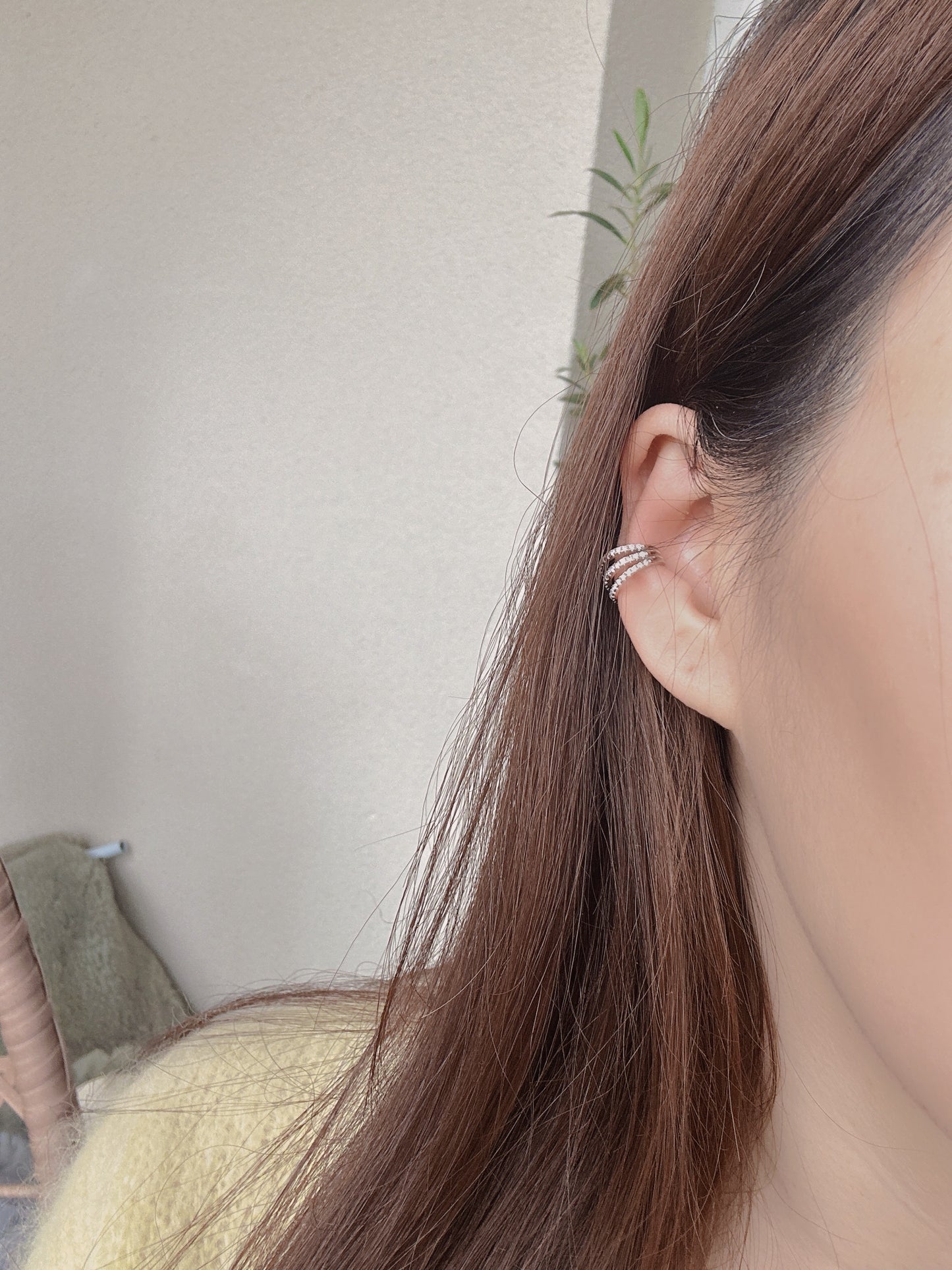 925 sterling silver ear cuff
