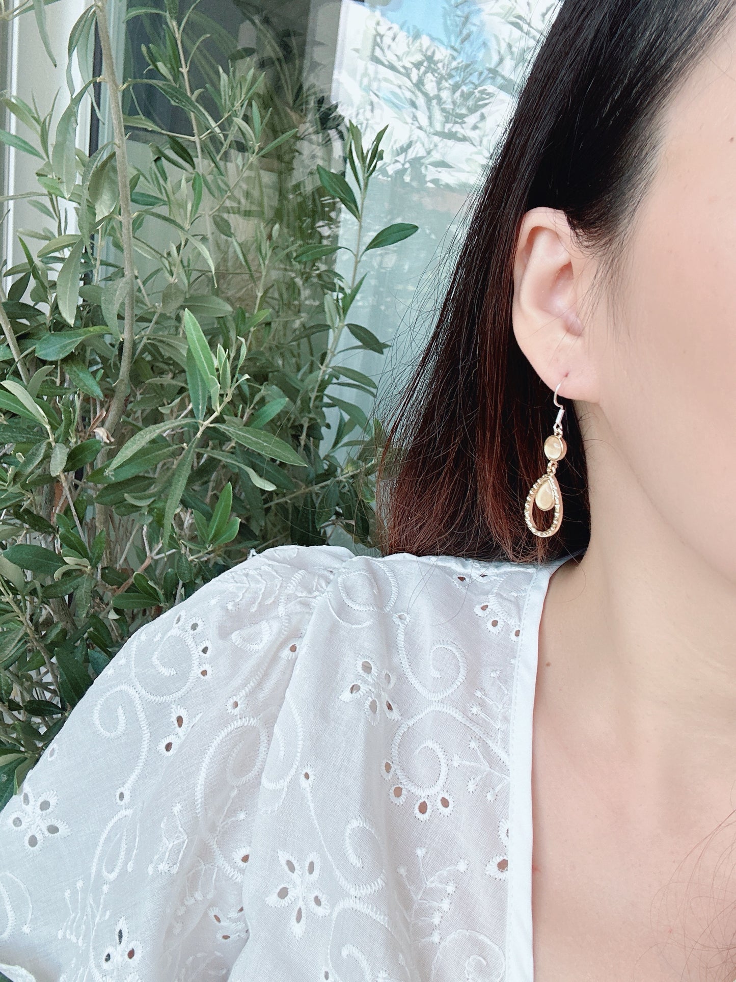 925 Silver post bohémia style earrings