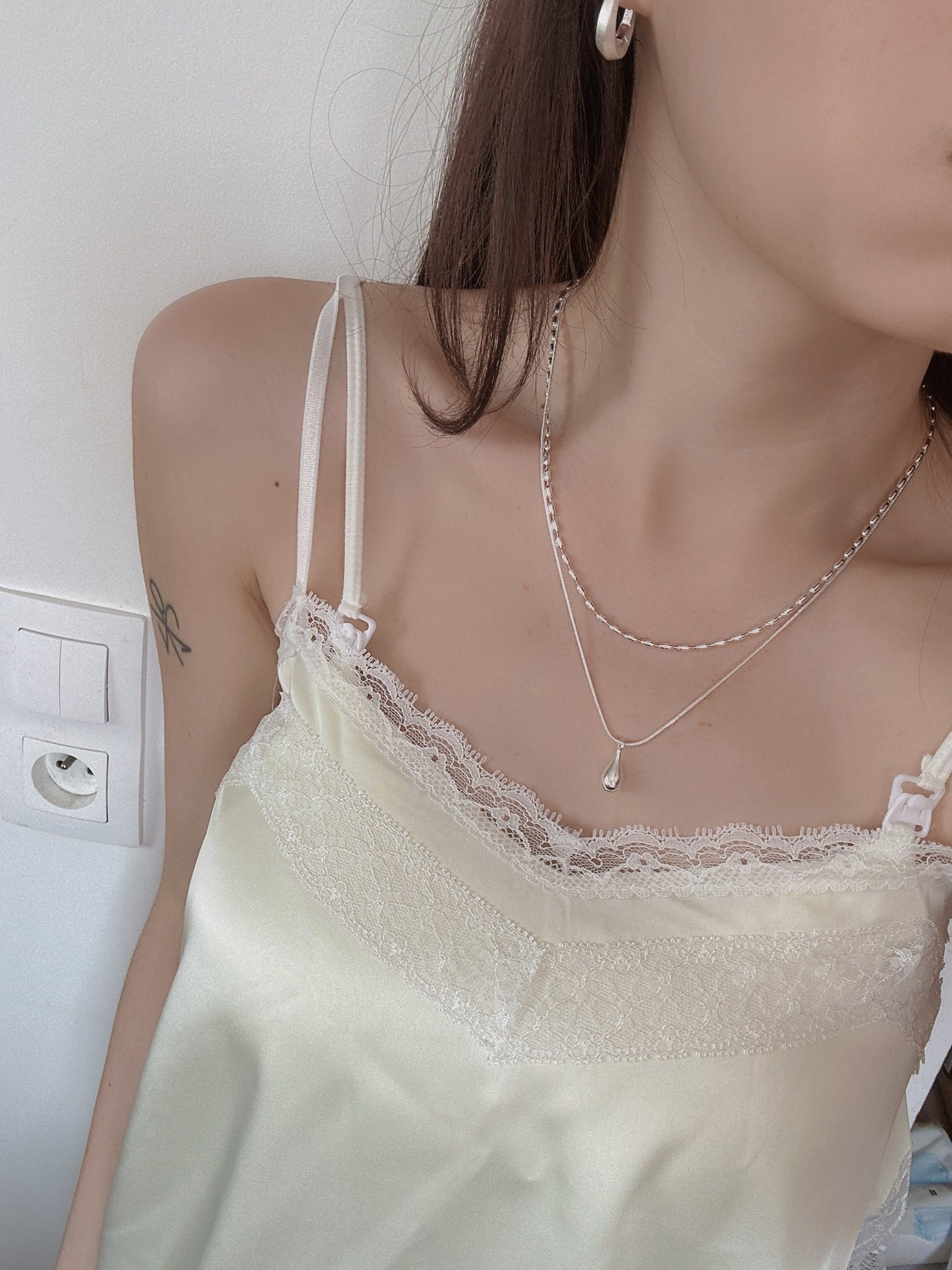 Soul Mate & Double Layer 925 Sterling Silver Necklace