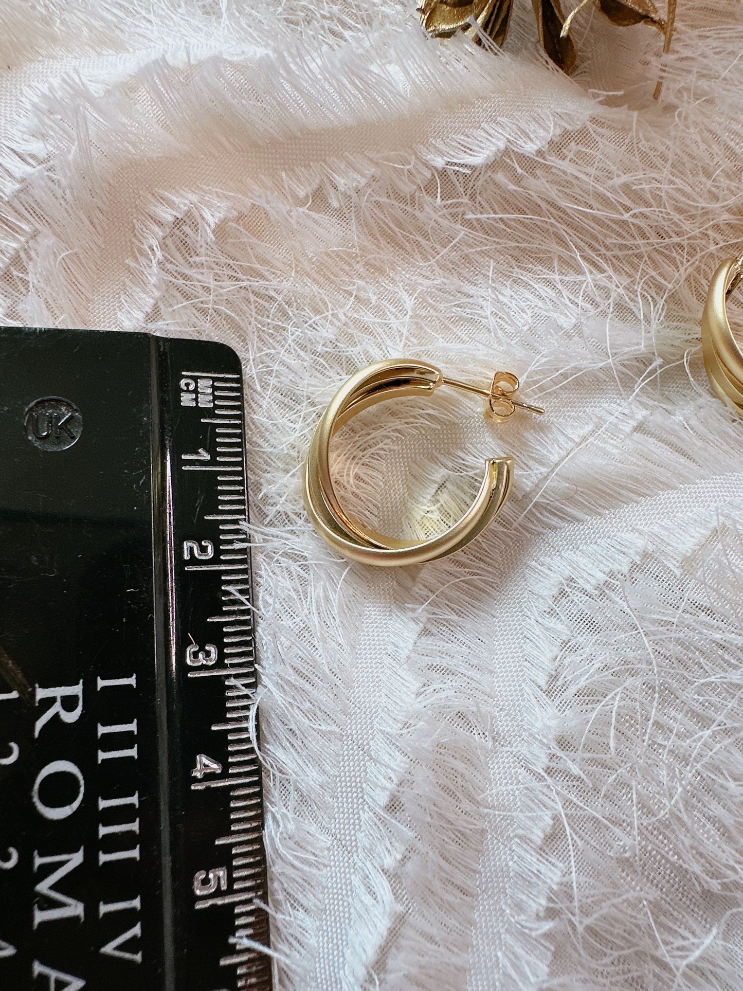 Soul Mate & Lily - 925 silver post matte earrings