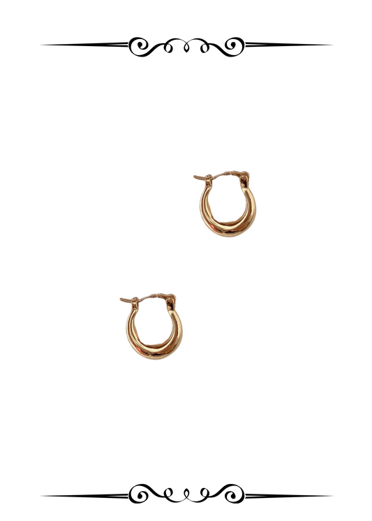 Soul Mate 17 & 24k Gold Plated Earrings